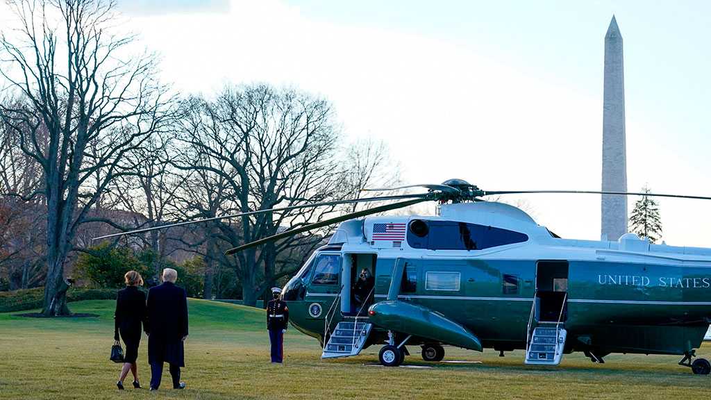 Trump Leaves White House, Last Time as POTUS