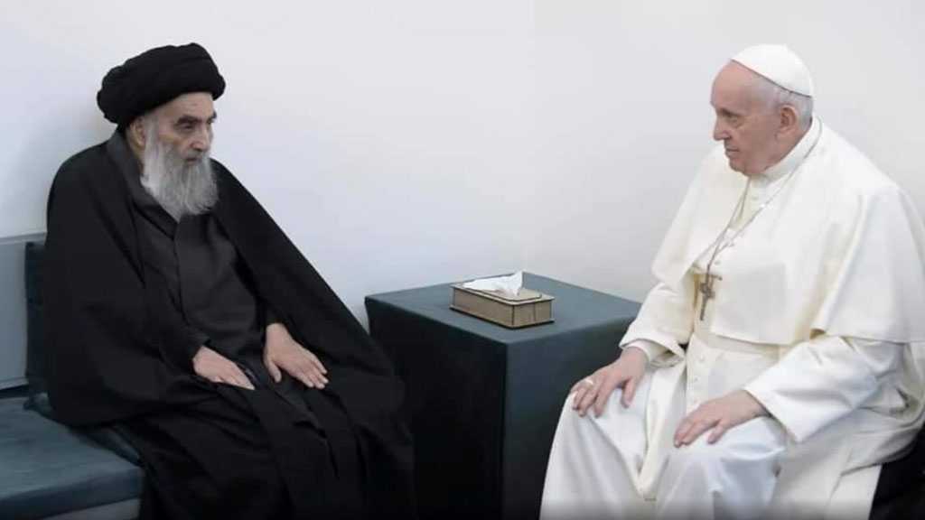 Pope Francis, Ayatollah Sistani Highlight in Historic Meeting Role of Religious Leaderships to End Peoples’ Tragedies