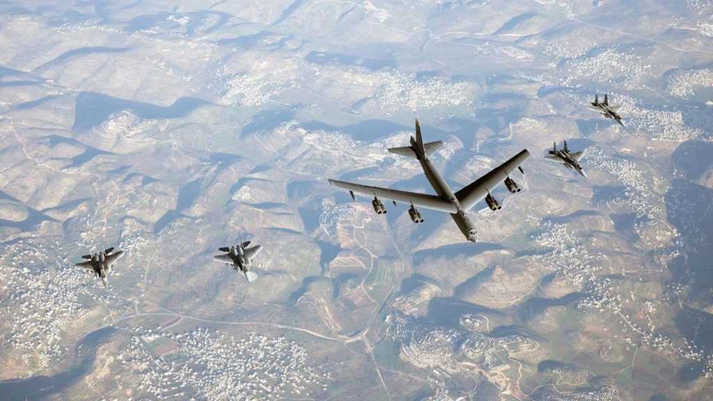 ’Israeli’ Fighter Jets Escort US B-52 Bombers in New Inroad in Mideast