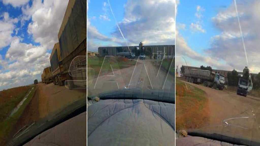 US Occupation Transports New Batch of Wheat It Looted from Hasaka Countryside to Northern Iraq