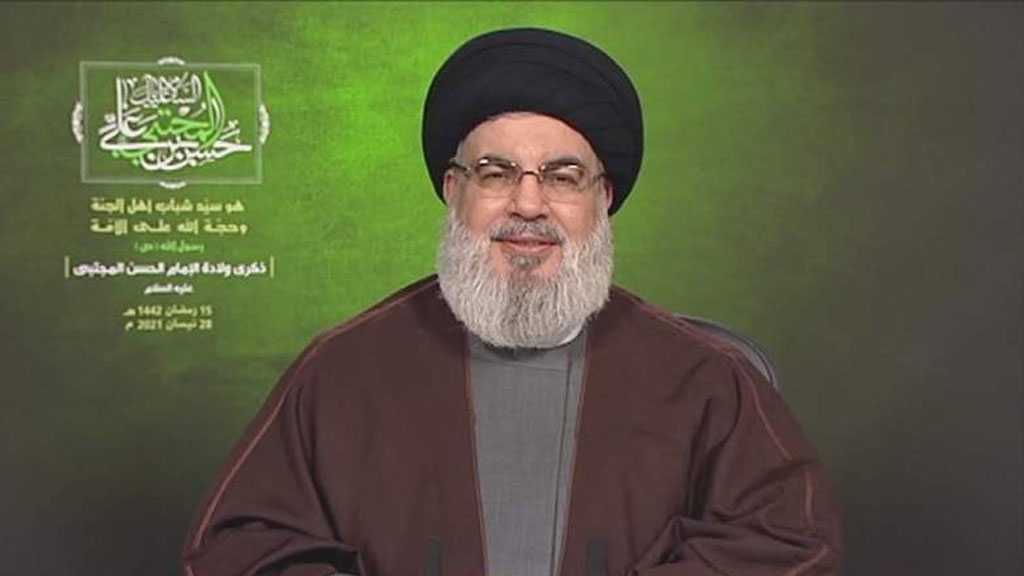 Sayyed Nasrallah Praises Al-Quds People’s Resistance against “Israel’s” Brutality