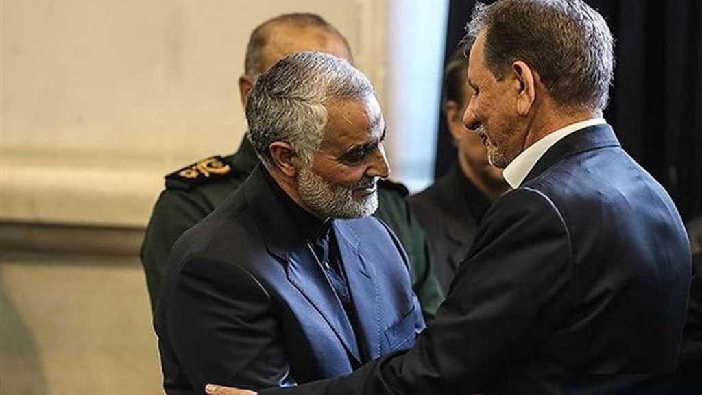 Iran’s VP Lauds Martyr Soleimani’s Push for Negotiations