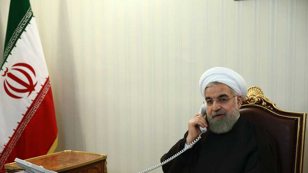 Iran’s Rouhani, Qatari Emir Urge Immediate End to “Israeli” Attacks on Palestinians