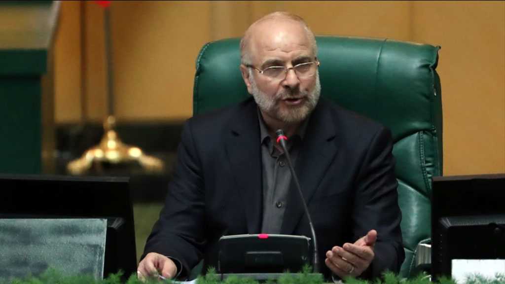 Iranian Parliament Speaker Urges Serious Action by Islamic Parliaments against Zionist Crimes