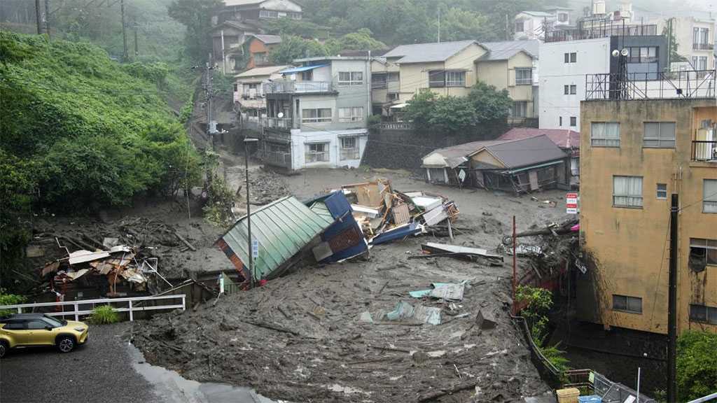 Japan Heavy Rains Leave Up To 20 Missing After Powerful Landslide Ploughs Through Houses