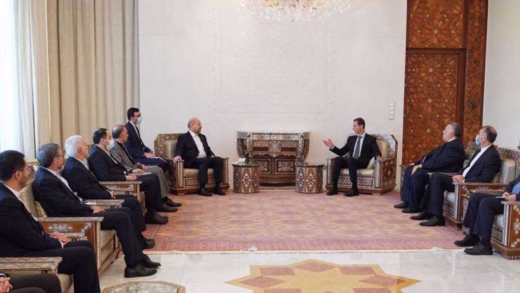 Assad: Iran Is Key Partner to Syria, Coordination in War against Terrorism Gave Positive Results