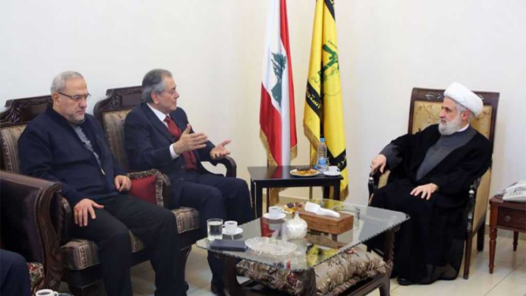 Hezbollah Deputy SG Thanks Syria’s Help to Deliver Iranian Fuel to Lebanon
