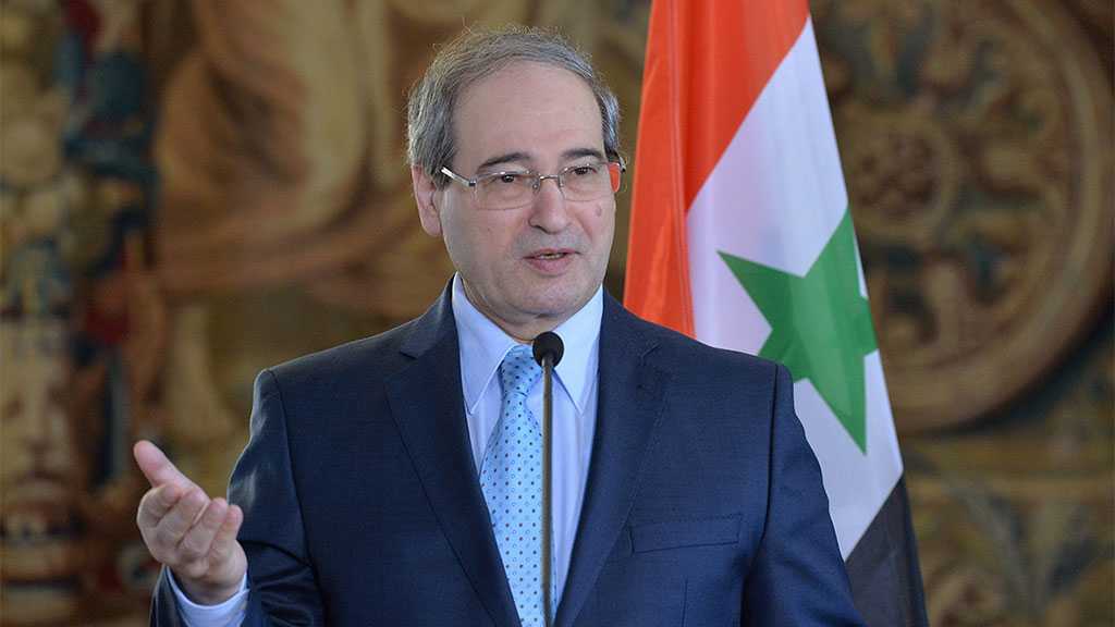 Syria neither Fears ‘Israel’ nor Those behind It - FM Mikdad