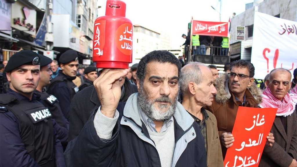 Jordanians Protest Gas Deal with ‘Israeli’ Entity on 5th Anniversary