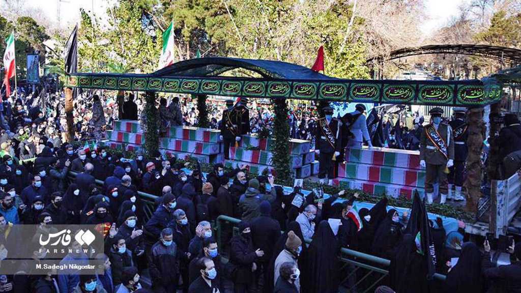 Iranians Salute, Bid Farewell to 250 Unidentified Martyrs of War