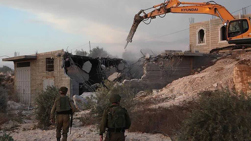 IOF Razes West Bank Homes, Clashes with Palestinians