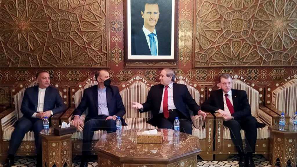 Amir Abdollahian in Damascus: Syria, Iran Keen on Having Best Relations with Regional Countries