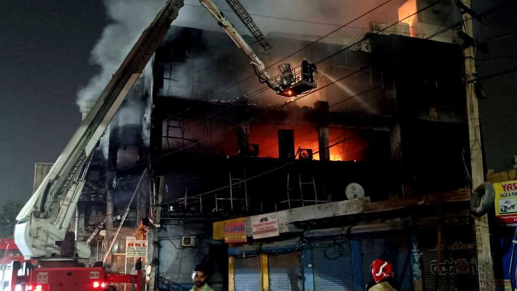 New Delhi Fire Kills At Least 27, Injures Dozens