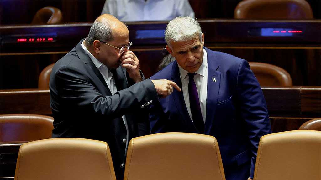 ‘Israeli’ Entity: Knesset Votes to Dissolve in Step towards Snap Election