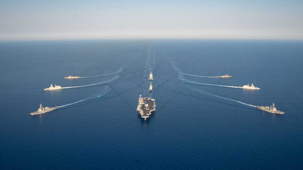 US, “Israeli” Entity Hold Joint Navy Exercise
