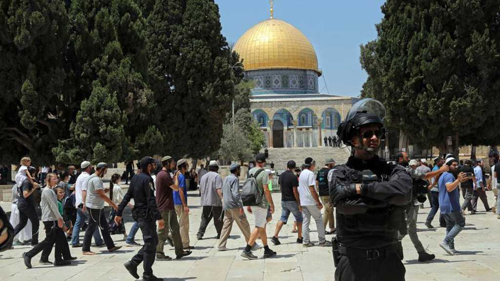 Backed by “Israeli” Police, Settlers Storm Al-Aqsa Mosque Compound Again