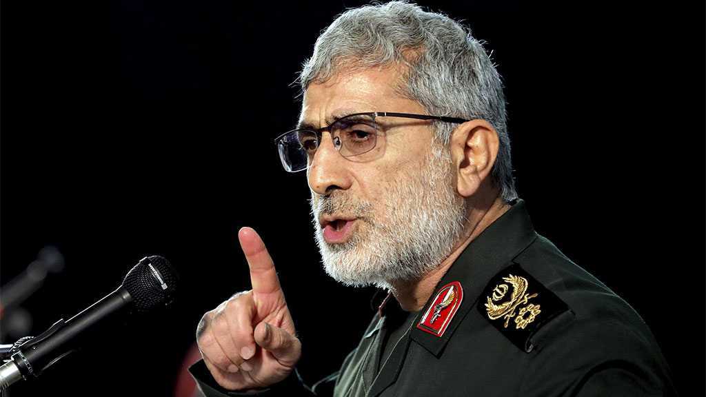 General Ghaani Advises Zionists to Leave the Occupied Lands ‘Before It’s Too Late”!