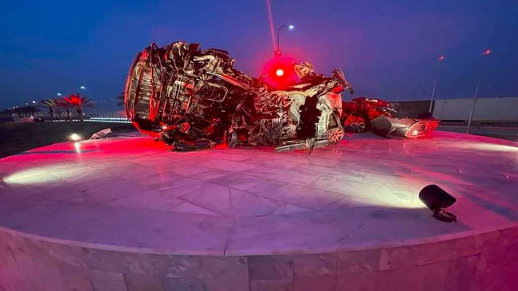 Monument Unveiled at Baghdad Int’l Airport in Commemoration of 3rd Martyrdom Anniv. of Soleimani and Al-Muhandis  