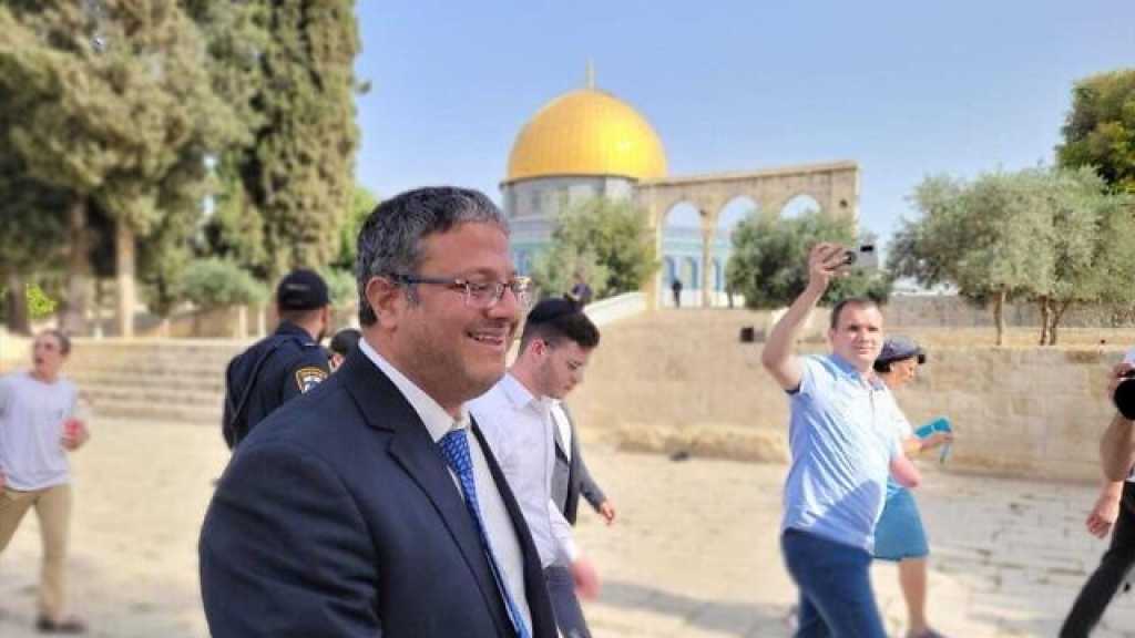Ben Gvir Crosses Red Line, Storms Al-Aqsa