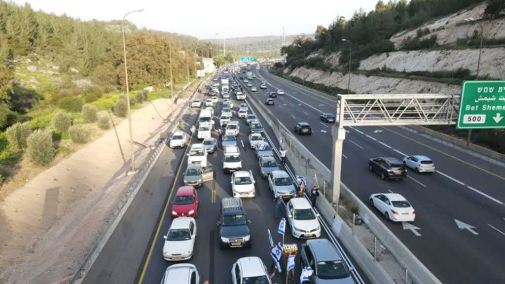 ‘Israeli’ Protesters Block Major Highway In ’Day of Disruption’ Against Judiciary