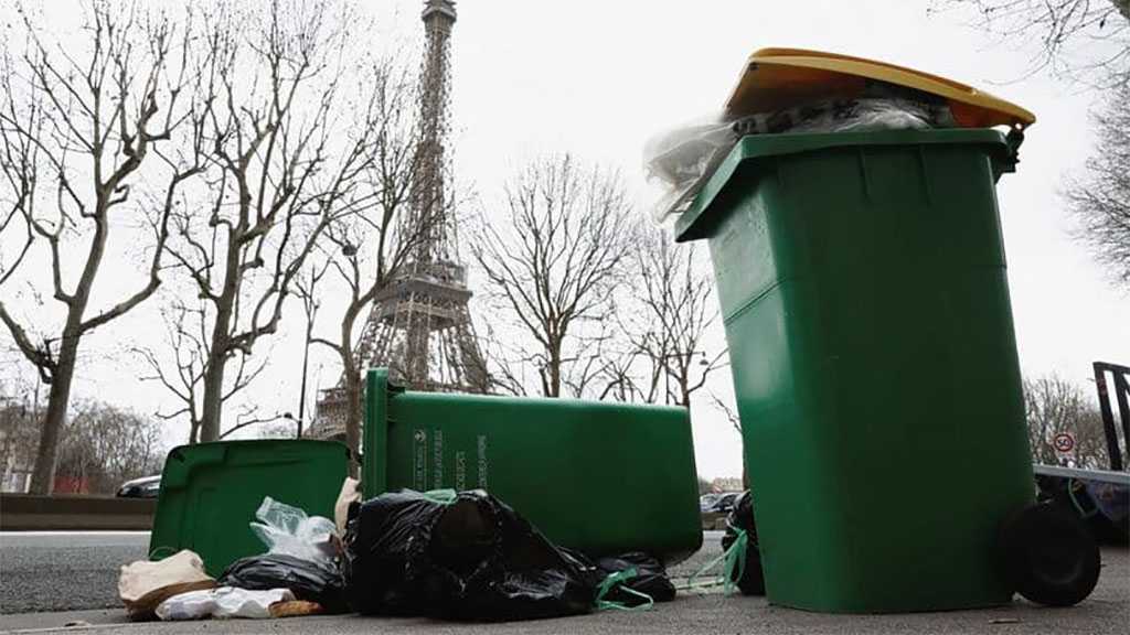 Parisian Streets Littered with Trash
