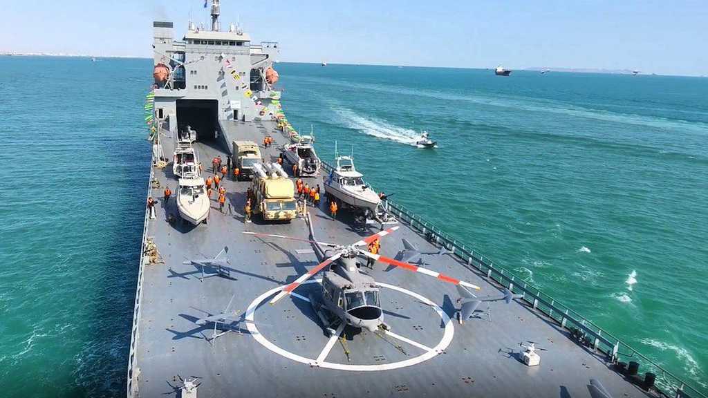 IRG Equips New Warship with Kamikaze Drones, Warns of “Firm Response” to Any Offensive