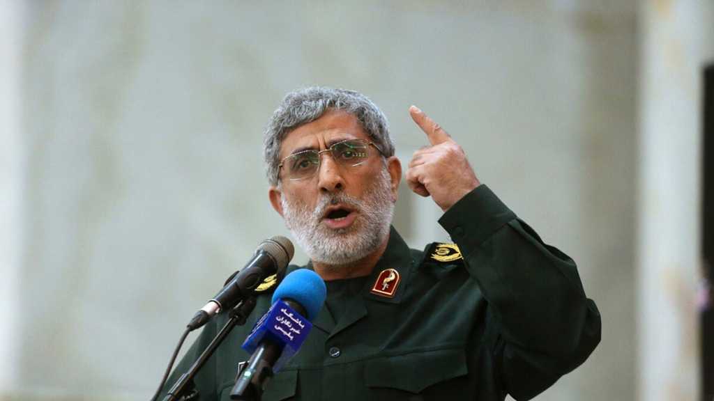 IRG Cmdr. Gen. Qaani: “Israelis” Have Never Experienced Such Humiliation