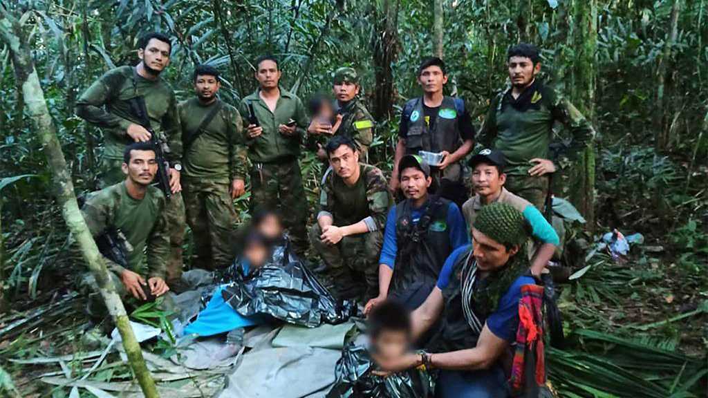 Four Children Found Alive After 40 Days of Plane Crash in Colombian Amazon Jungle