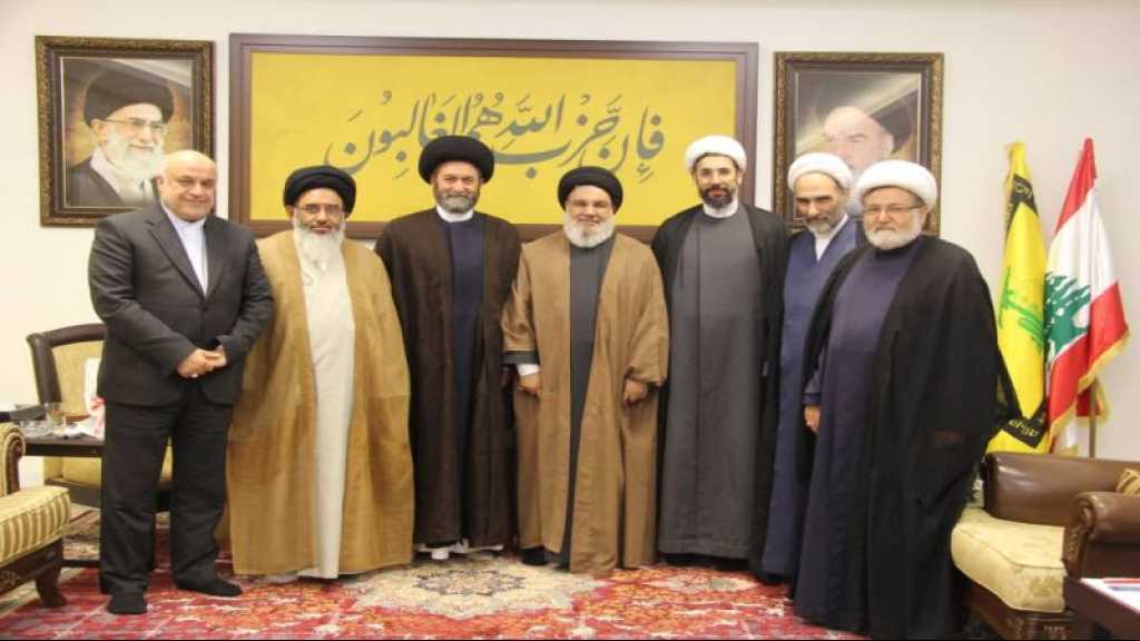 Iranian Delegation Headed by Imam Khamenei’s Representative Meets Sayyed Nasrallah