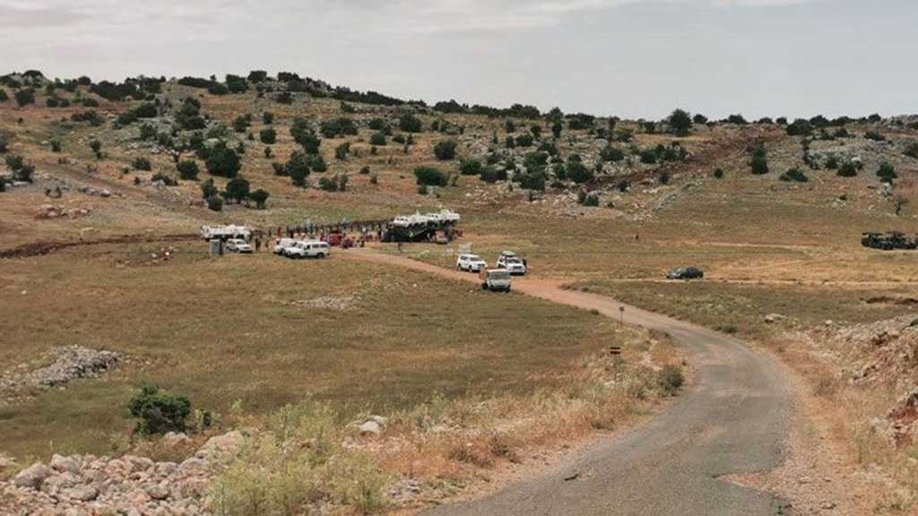 “Israeli” Army on Alert as Lebanon Paves Road in Kfar Chouba