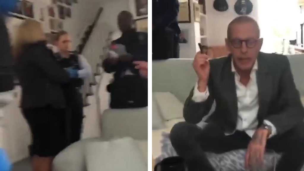 British Police Raid Home of Opposition Party Leader