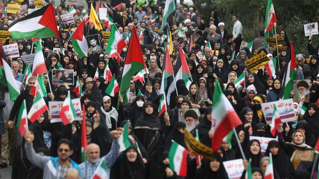 Iranians Rally in Solidarity with Palestinians to Condemn ‘Israeli’ Genocide
