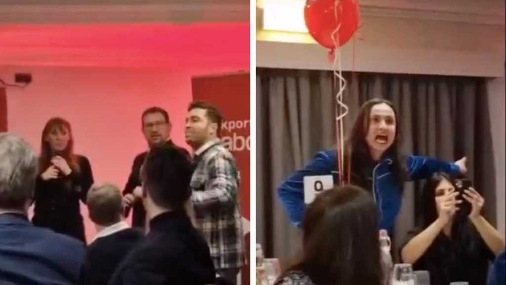 UK: Pro-Palestine Protesters Confront Labor Fundraiser