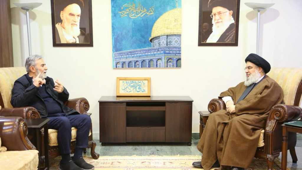 Sayyed Nasrallah Receives PIJ’s Secretary General, Ziad Nakhala