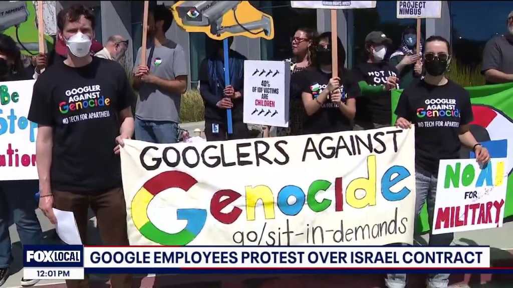 Google Workers Arrested for Protesting Company’s Deal with “Israel”