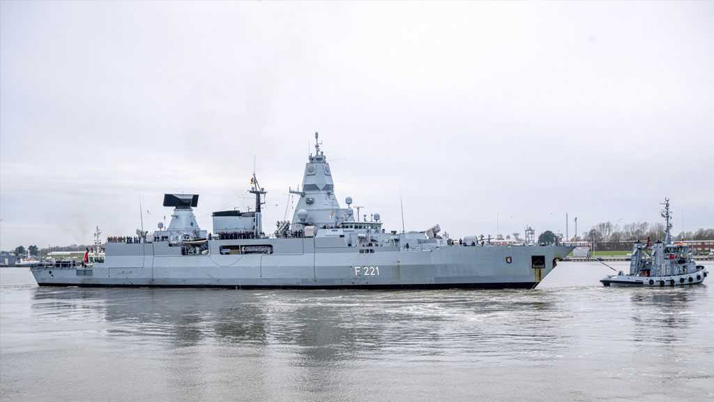 Surrendering to Yemen’s Will, German Warship Departs Red Sea