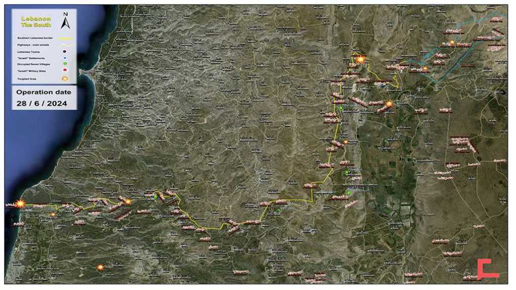 Operations of the Islamic Resistance on Friday, June 28, 2024