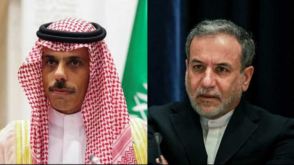 Saudi FM Offers Condolences for His Iranian Counterpart: Gaza Genocide on Top of Talks
