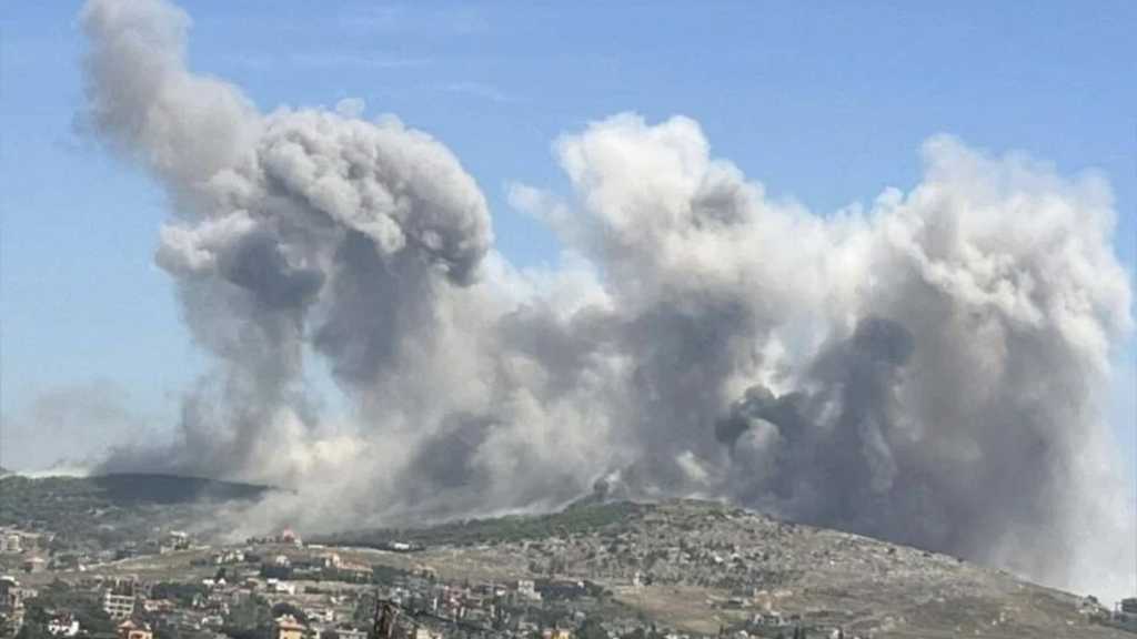 ’Israeli’ Army Strikes South Lebanon’s Nabatieh District with a Wide Fire Belt