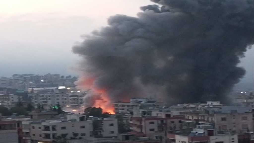 “Israel” Bombs Residential Building in South Lebanon, Raids Several Regions