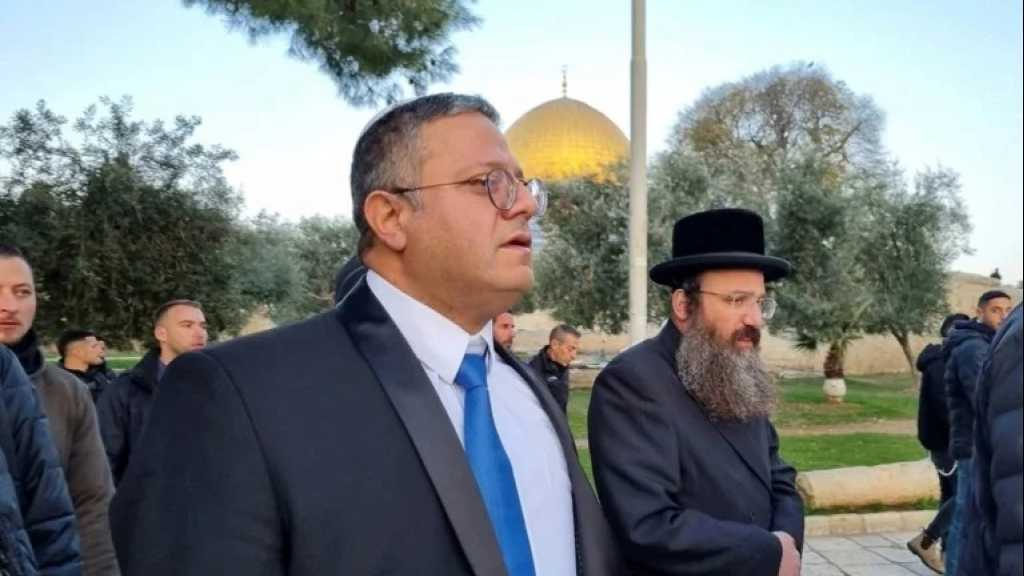 Ben-Gvir, Settlers Storm Holy Al-Aqsa Mosque