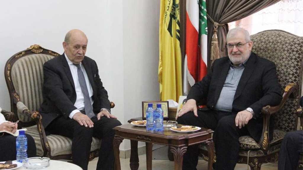 Raad, Le Drian Discuss ’Israeli’ Violations, Reconstruction, and UNIFIL Mandate