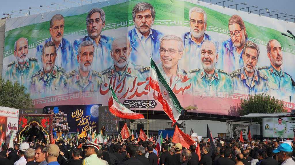 Tehran Mourns as Iran Bids Farewell to Victims of “Israeli”-US Atrocities