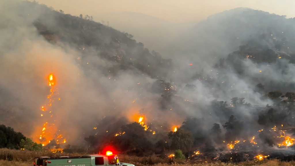 Wildfires Rip Through 72,000 Acres in Central California