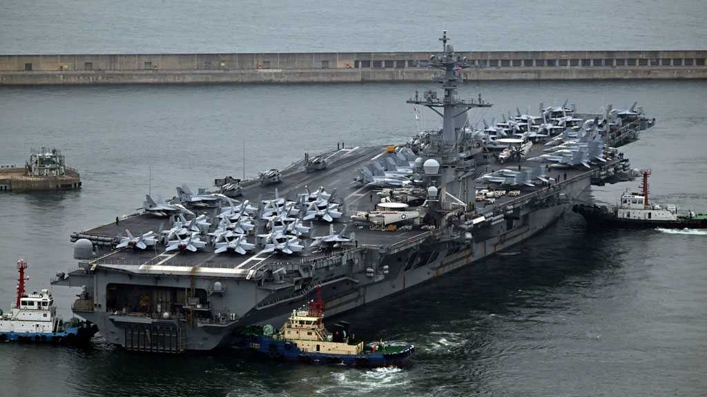 North Korea Warns of “Offensive Action” as US Carrier Arrives in South Korea
