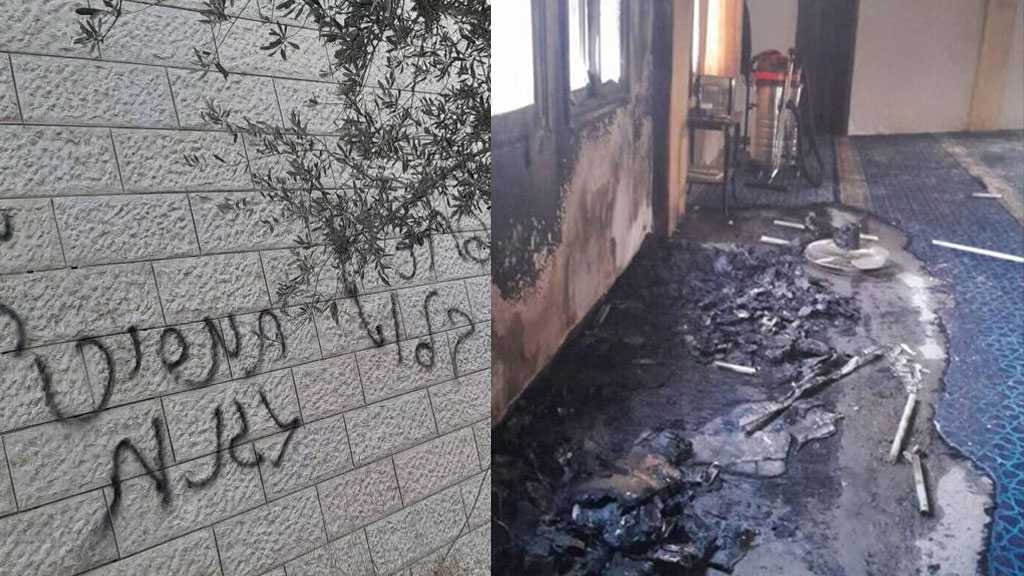 “Israeli” Extremists Torch Mosque Near Nablus Amid Surge in West Bank Violence
