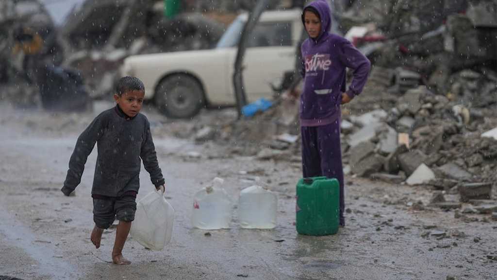 Heavy Rain Floods Gaza Displacement Camps