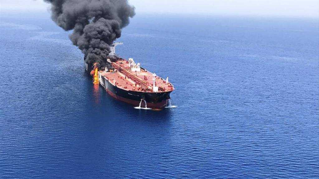 Tanker Hit Off Oman, Engine Disabled