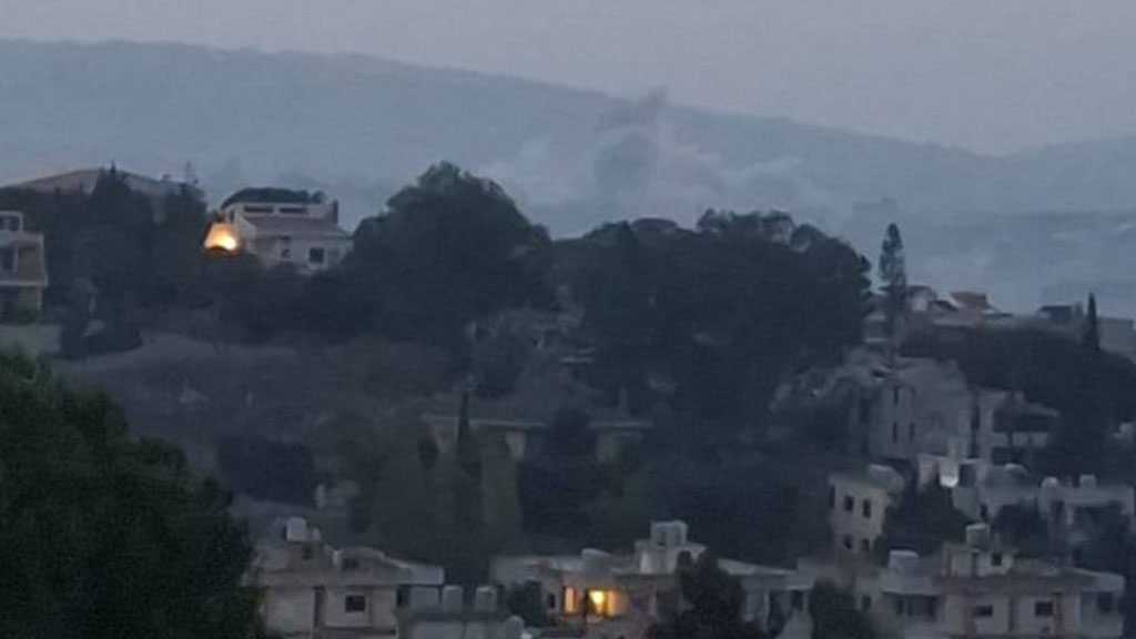 “Israeli” Aggression Continues, Attacks Target Multiple Areas Across Southern Lebanon