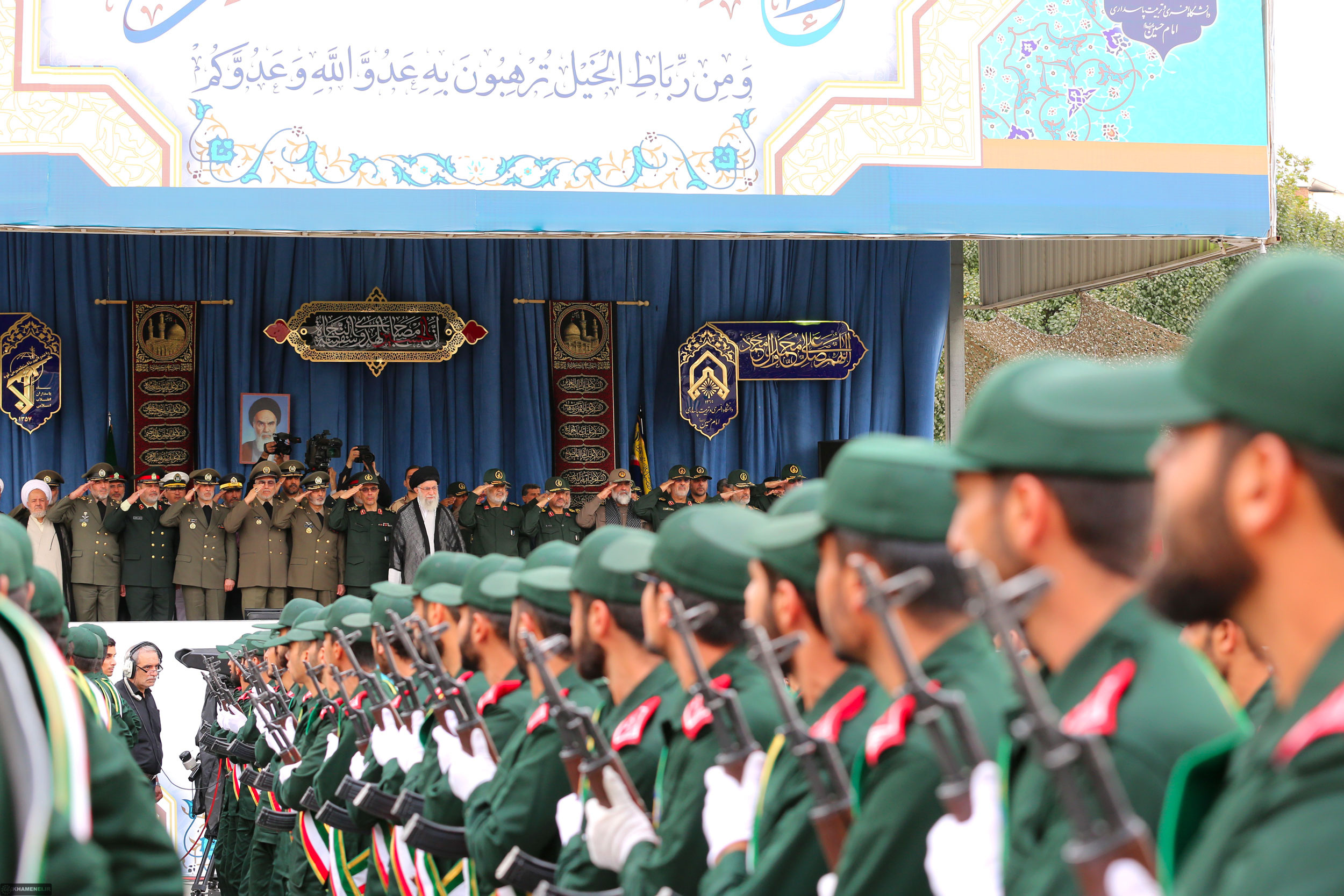 Imam Hussein [AS] Academy Graduation Ceremony Attended by Imam Khamenei